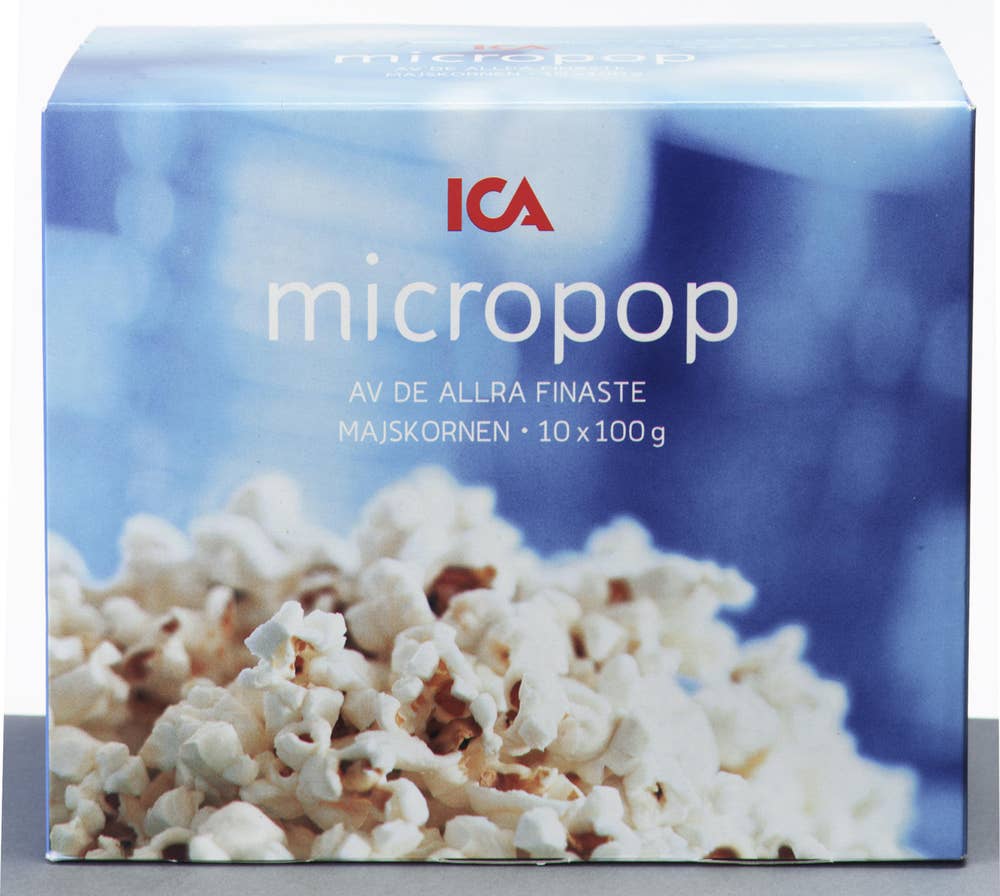Ej sorterad Popcorn Micro 10x Ica