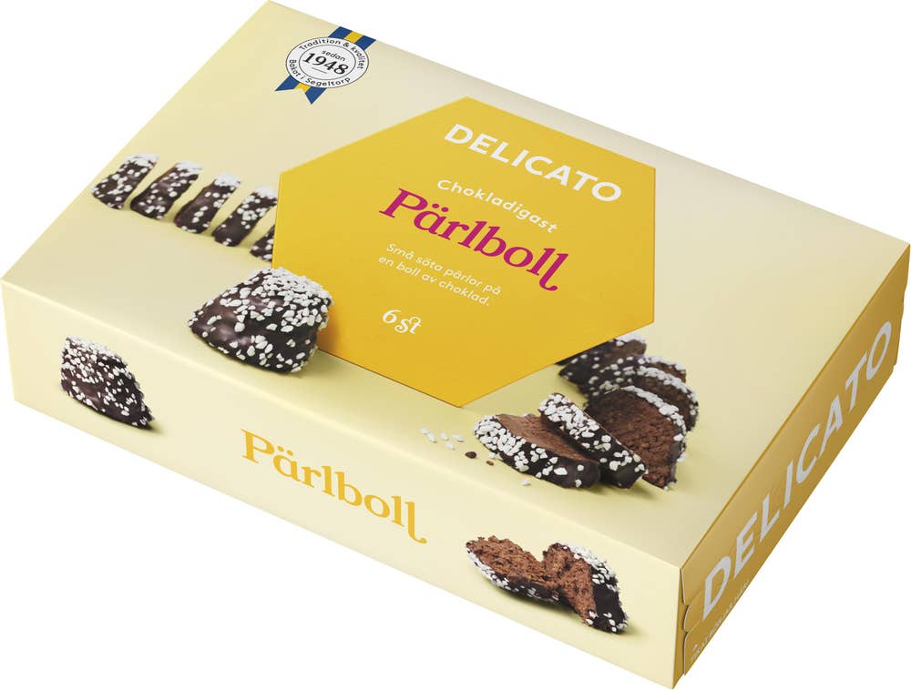 Delicato Pärlboll 6-p