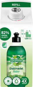Grumme Diskmedel Natur Refill
