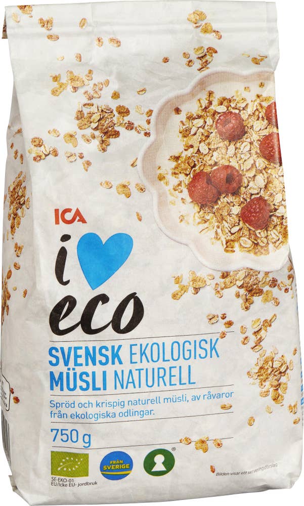 Ej sorterad Müsli Naturell Ica Eco