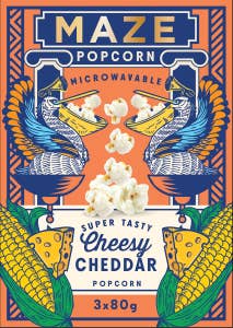 MAZE Micropopcorn Cheesy Cheddar 3x80g