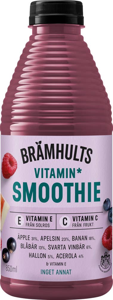 Brämhults Vitamin Smoothie Äpple, Banan, Blåbär & Acerola