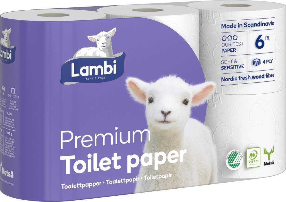 Lambi Toalettpapper Premium