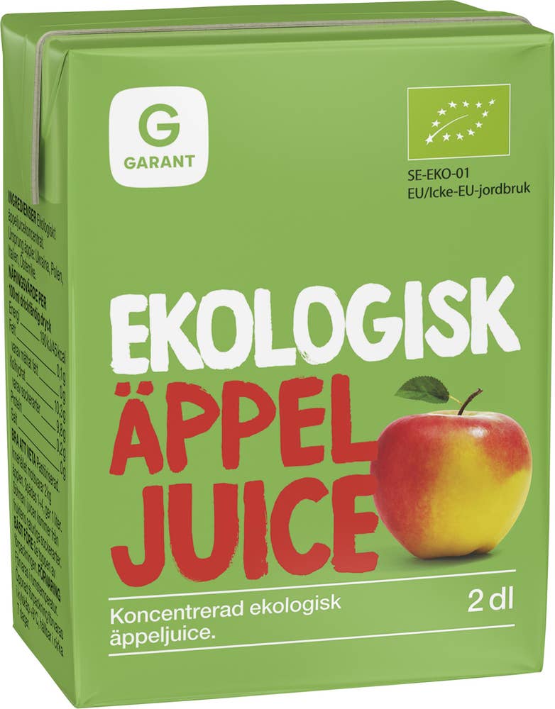 Garant Eko Juice Äpple Koncentrat EKO