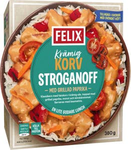 Felix Krämig Korv Stroganoff Fryst