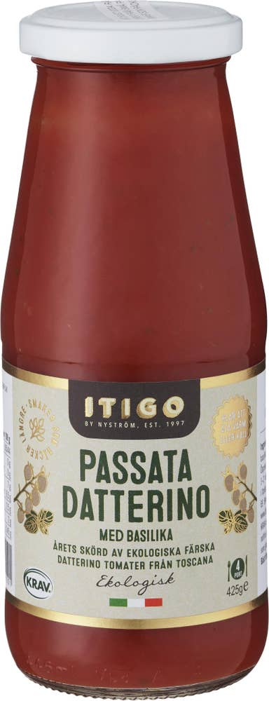Itigo AB Passerade Tomater med Basilika EKO/KRAV