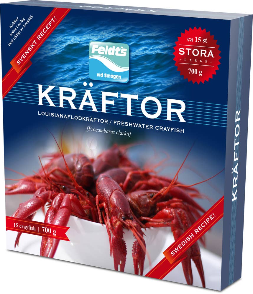 Feldts Louisianaflodkräftor Fryst 700g Feldts