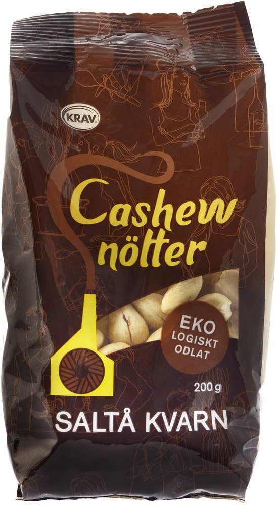 Saltå Kvarn Cashewnötter EKO/KRAV Saltå Kvarn