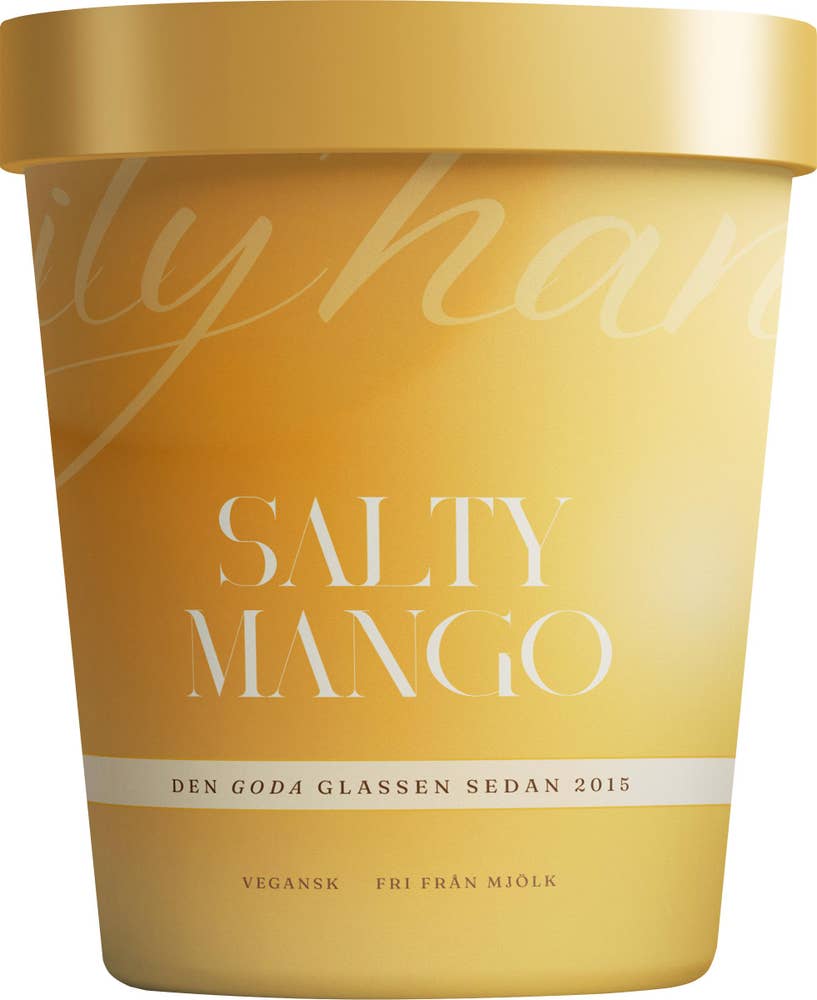 Vegansk Glass Salty Mango
