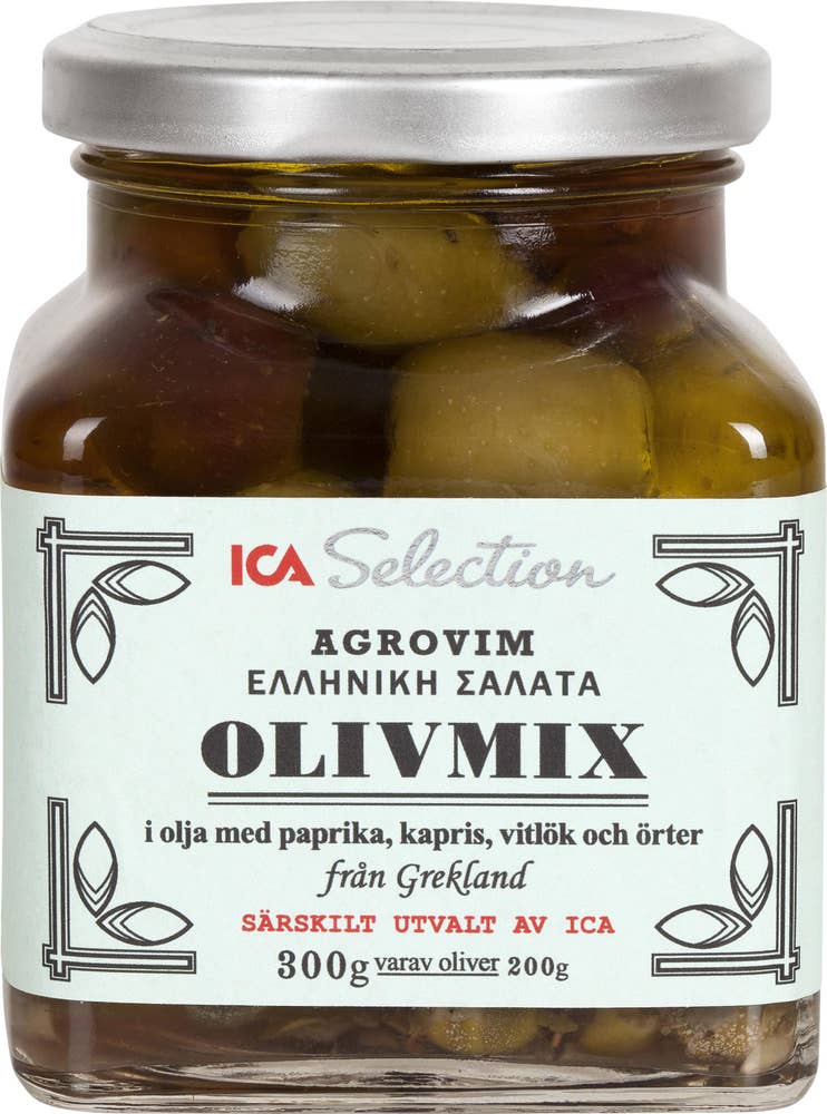 Ej sorterad Grekisk Olivmix ICA Selection