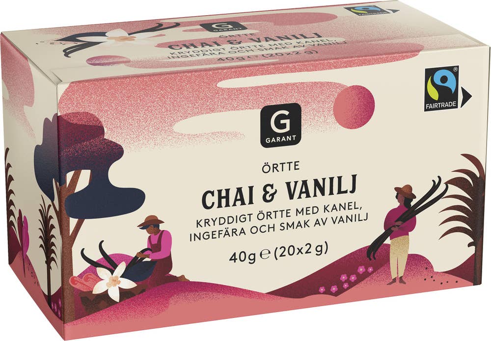 Garant Örtte Chai & Vanilj Fairtrade