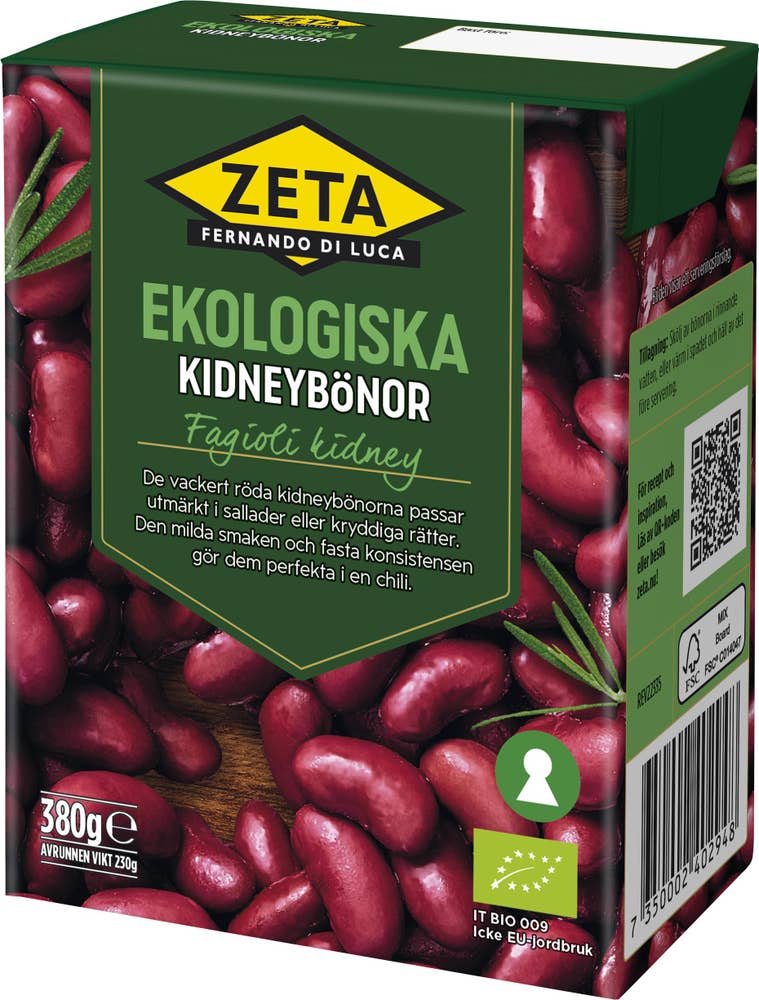 Zeta Kidneybönor EKO