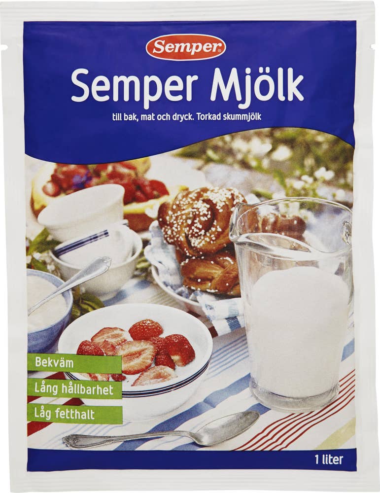 Semper Torkad Skummjölk