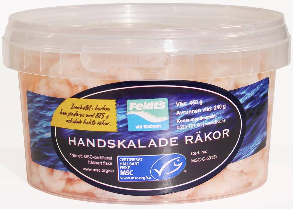 Feldts Handskalade Räkor 240g