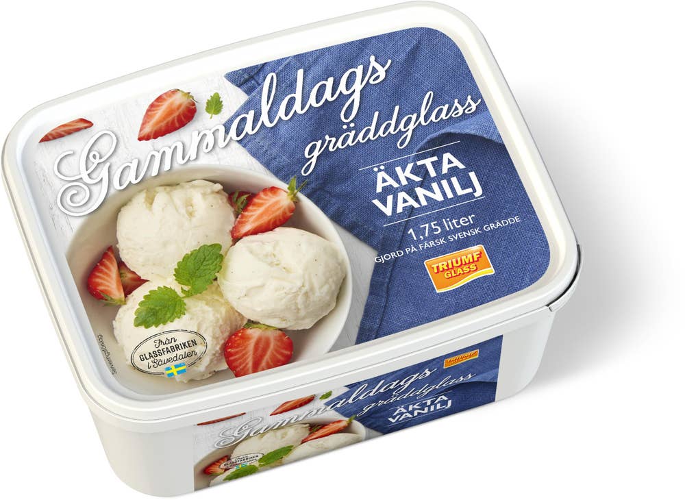 Triumf Glass Gräddglass Vanilj