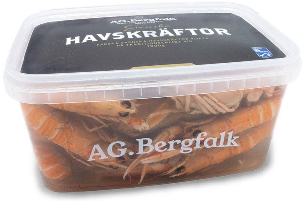 AG Bergfalk Kokta Havskräftor MSC Bergfalk