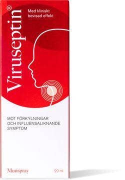 Viruseptin Munspray, Munspray mot förkylning,