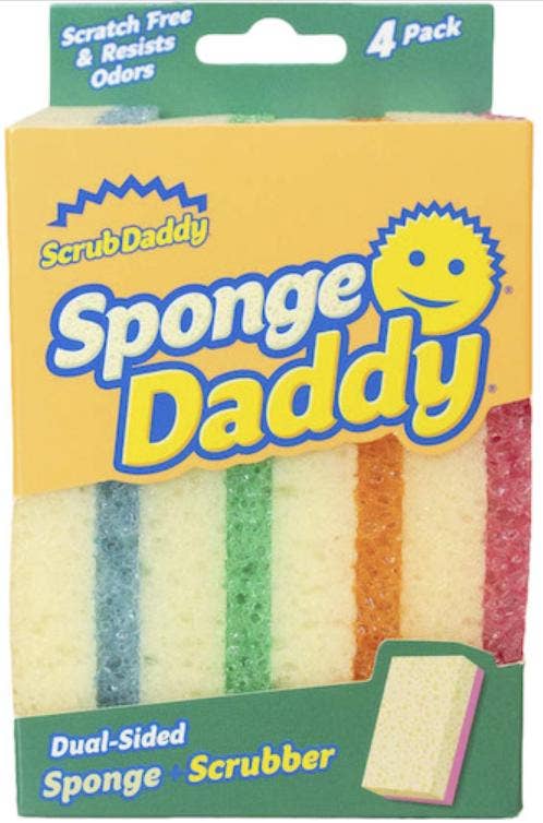 Scrub Daddy Rengöringssvamp 4-p Scrub Daddy