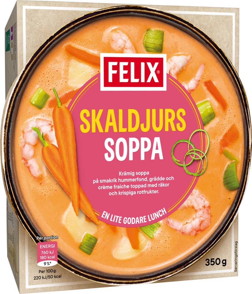 Skaldjurssoppa Fryst