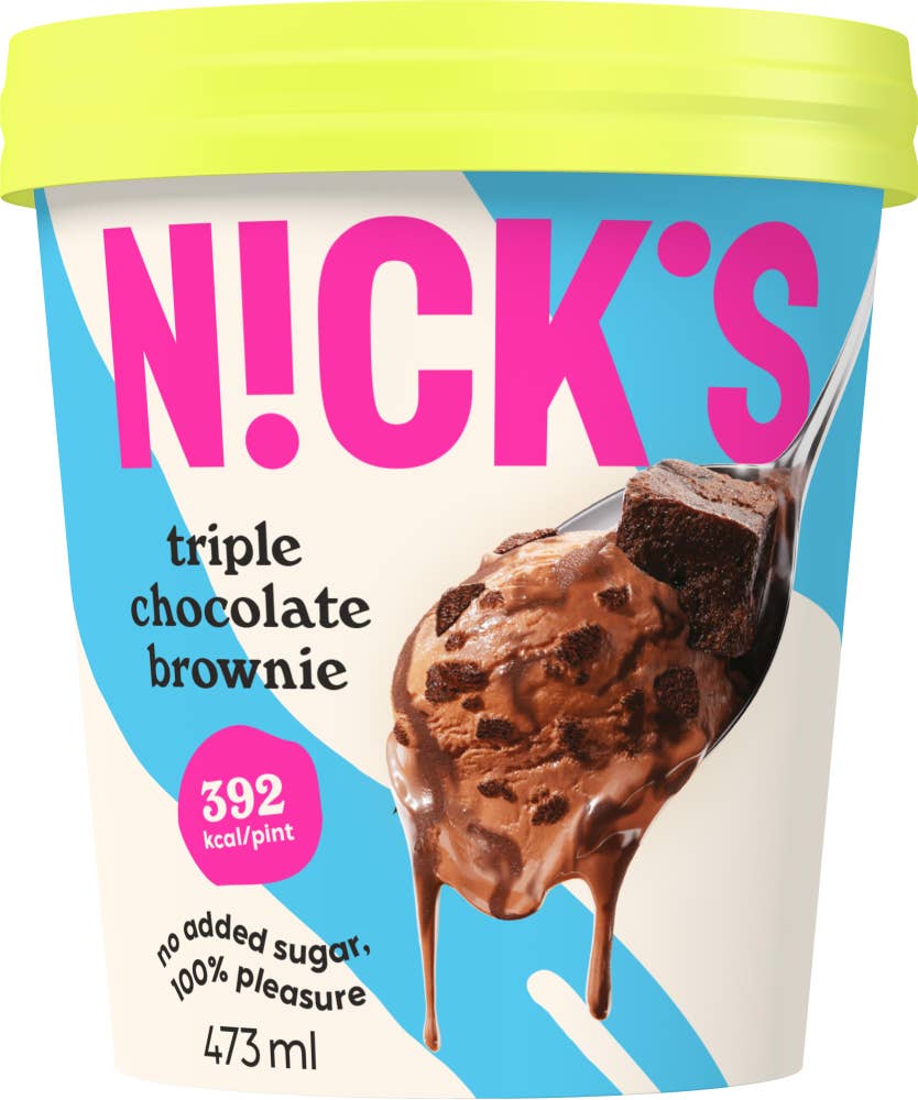 Nick's Glass Triple Chocolate Brownie