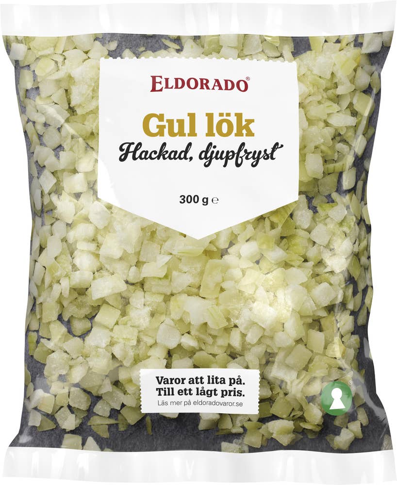 Eldorado Gul Lök Hackad Fryst