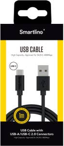 Smartline Laddkabel USB-C 1m