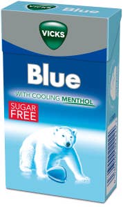 Vicks Halstabletter Blue Sockerfri