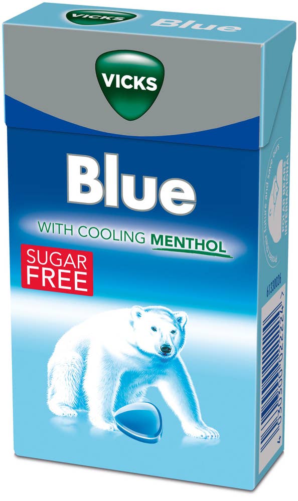 Vicks Halstabletter Blue Sockerfri