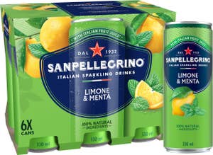 San Pellegrino Limone & Menta 6x33cl