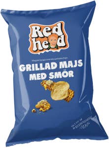 Redhead Chips Grillad Majs & Smör