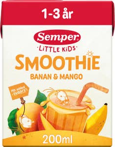 Semper Smoothie Banan Mango 1-3År