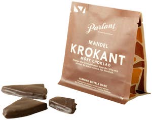 Pärlans Konfektyr Krokant Mandel i Mörk Choklad