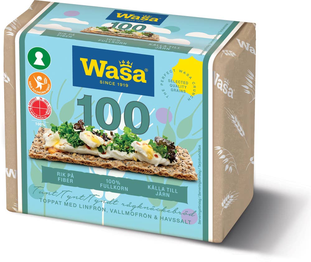 Wasa Knäckebröd 100 Frön & Havssalt