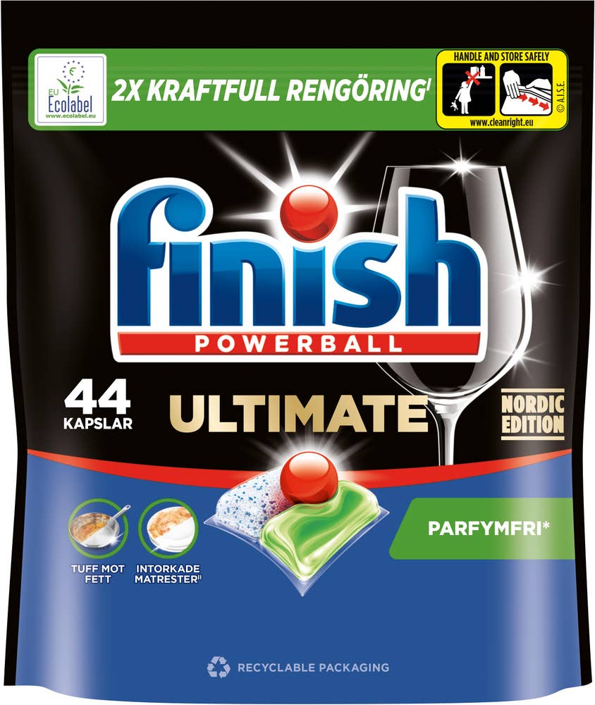 Maskindisktabletter Ultimate All in One Parfymfri