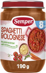 Semper Spagetti med Köttfärssås 8M