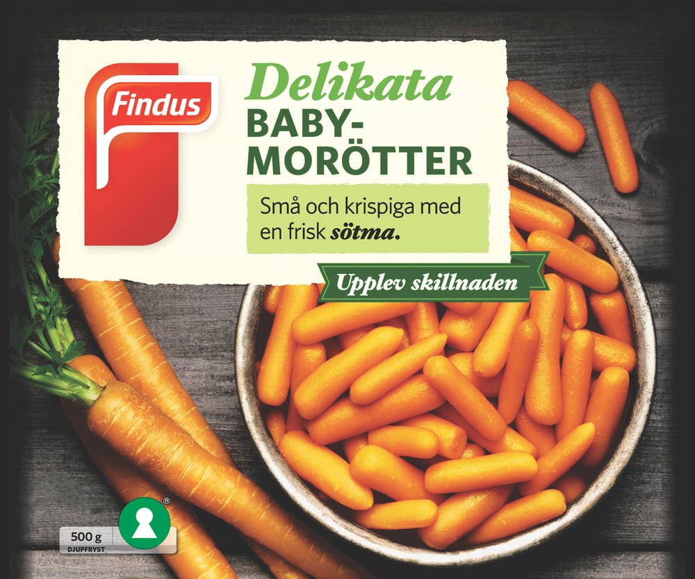 Findus Babymorötter Frysta