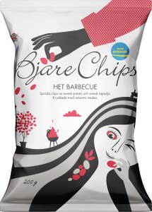 Bjäre Chips Chips Het Barbecue