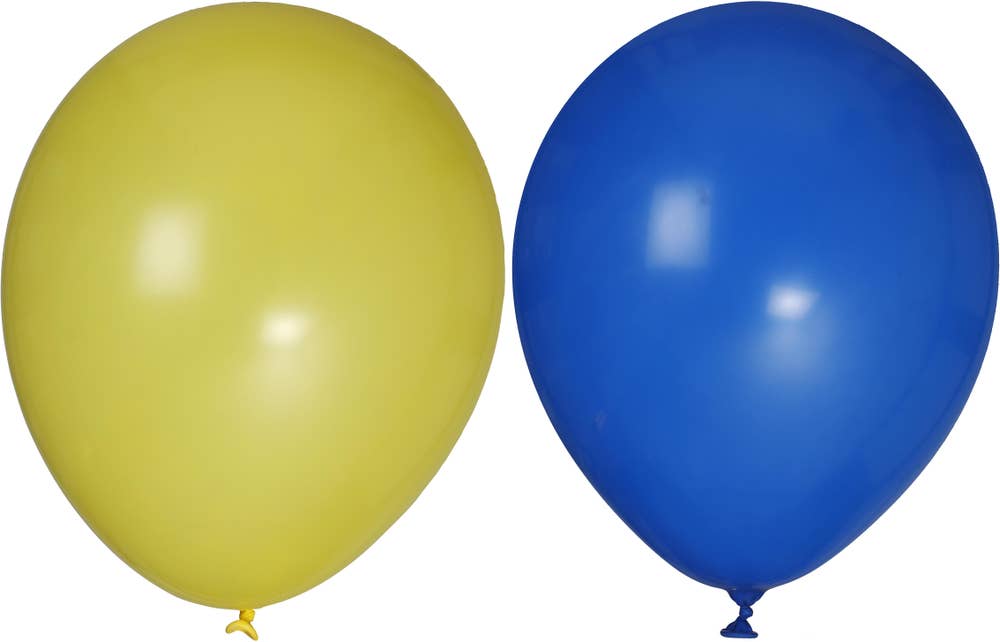 Hedlundgruppen Ballonger Blå & Gul 25cm