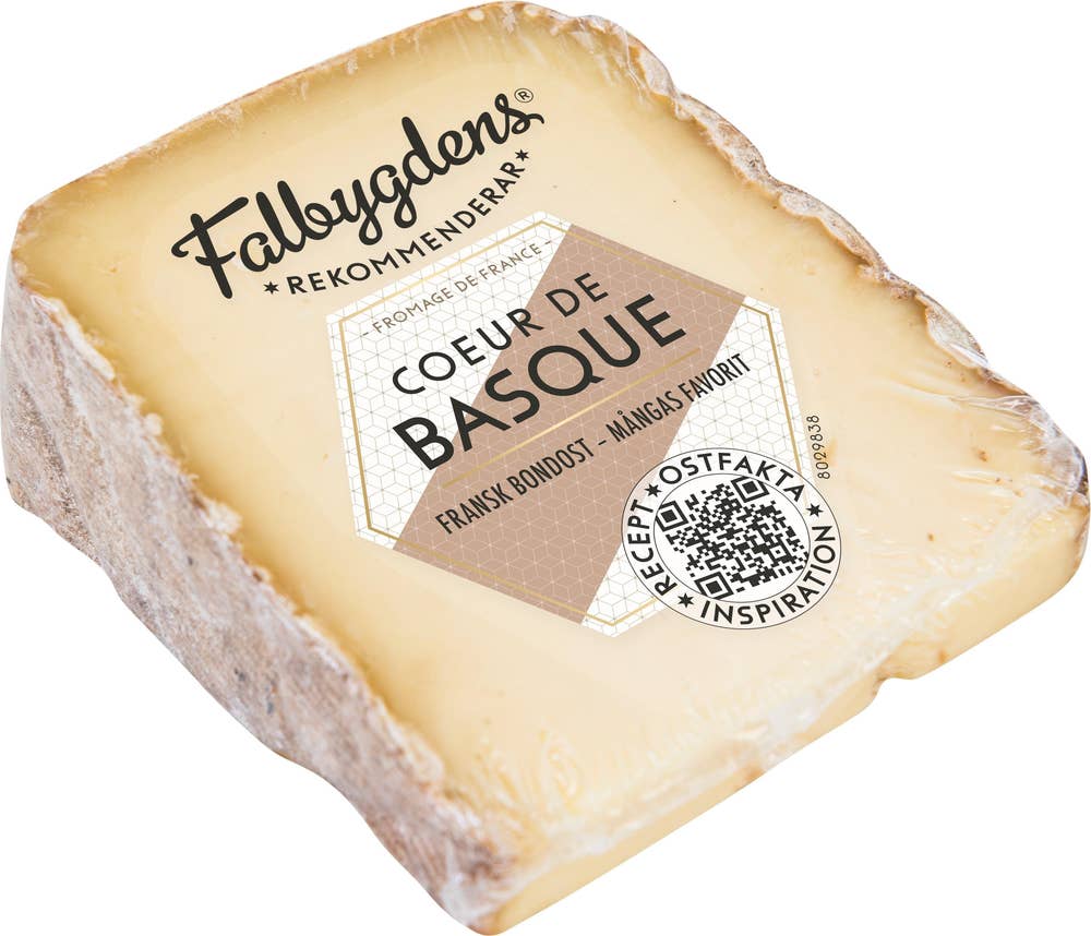 Falbygdens® Rekommenderar Coeur de Basque 29% Fransk Bondost