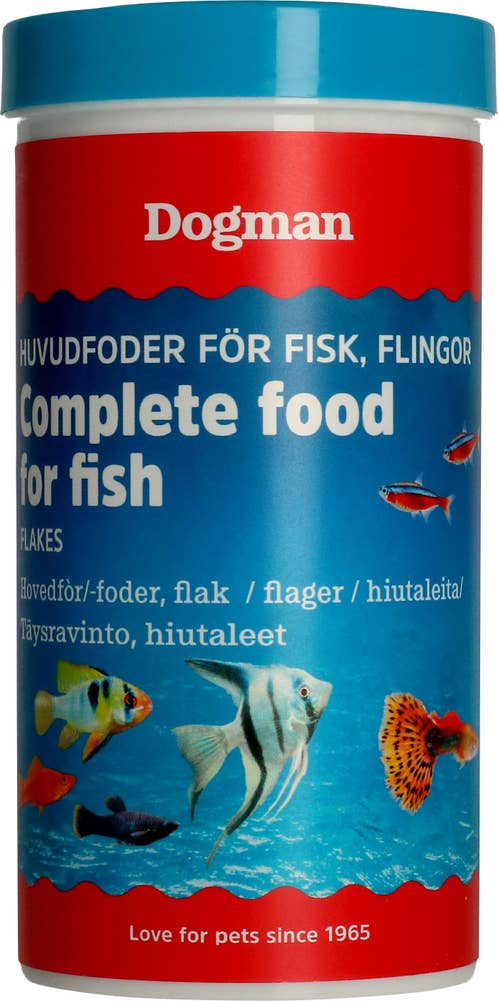 Dogman Huvudfoder för Fisk Flingor