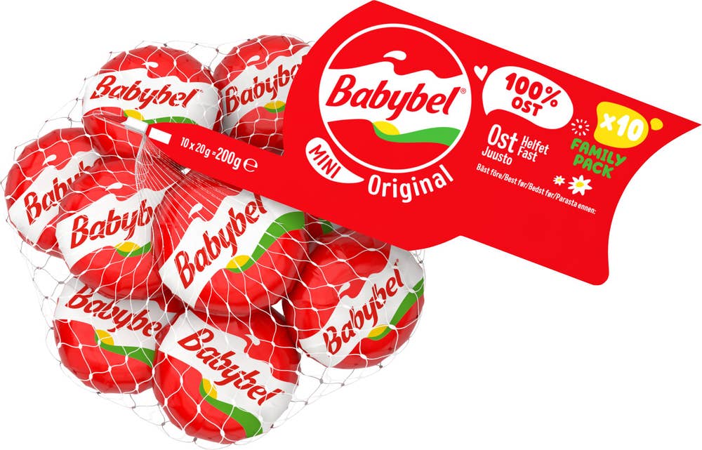 Mini Babybel Original Mild Ost 23% 10-p