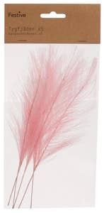 Hedlundgruppen Tygfjäder Rosa 22cm