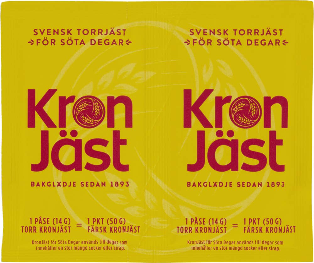 Kronjäst Söta Degar 2x14g