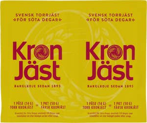 Kronjäst Söta Degar 2x14g