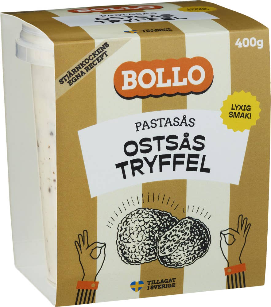 Bollo Pastasås Ostsås Tryffel