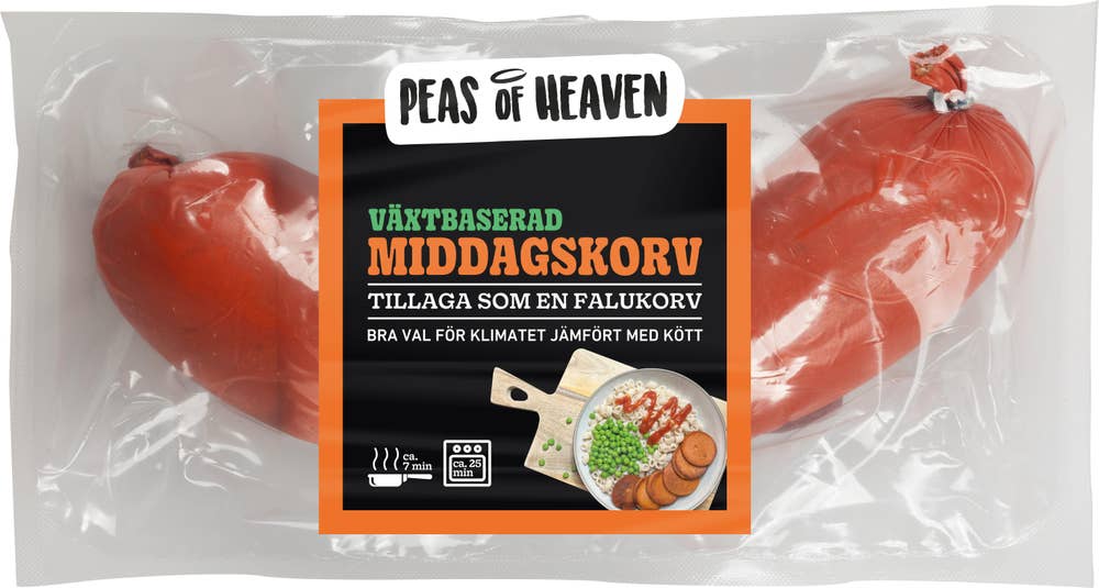 Peas of Heaven Vegansk Middagskorv