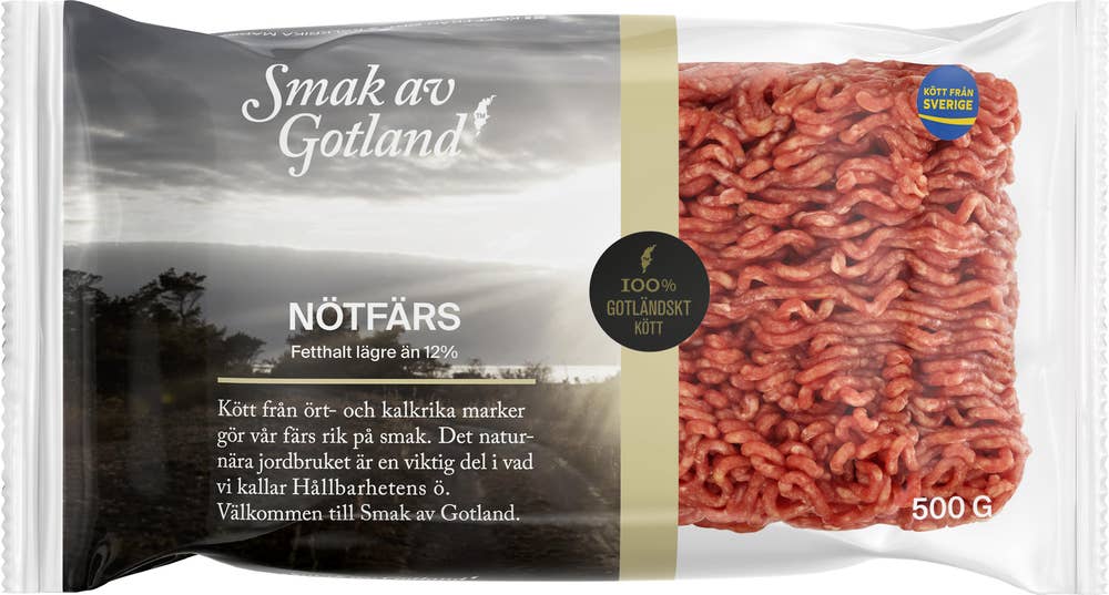 Smak av Gotland Nötfärs 12%