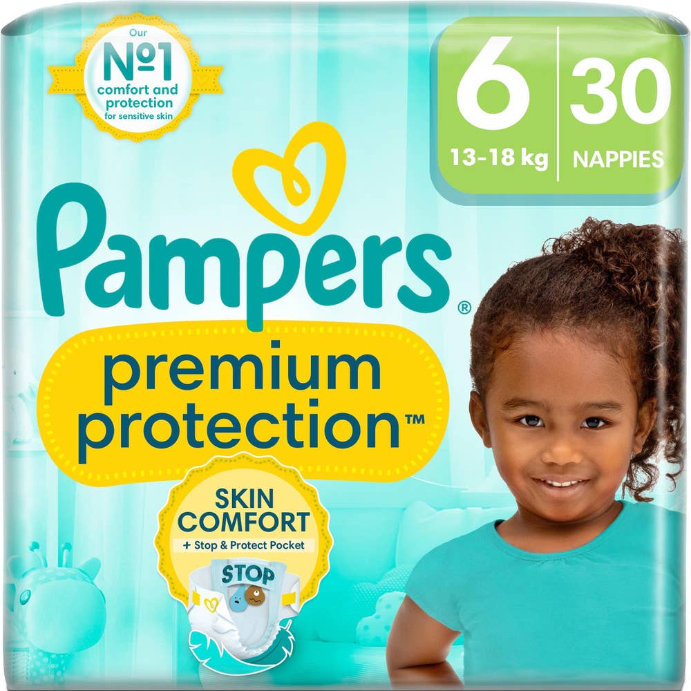 Pampers Blöja Premium Protection S6 13-18kg