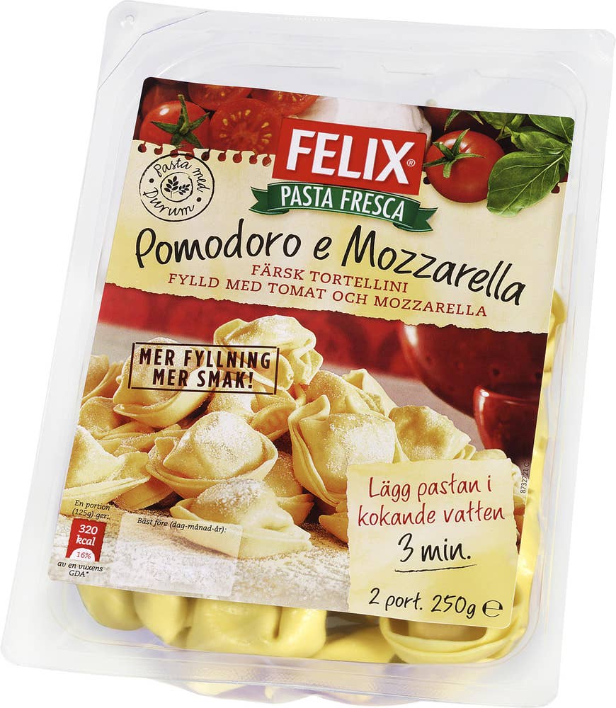 Felix Tortellini Tomat/Mozzarella Pastella
