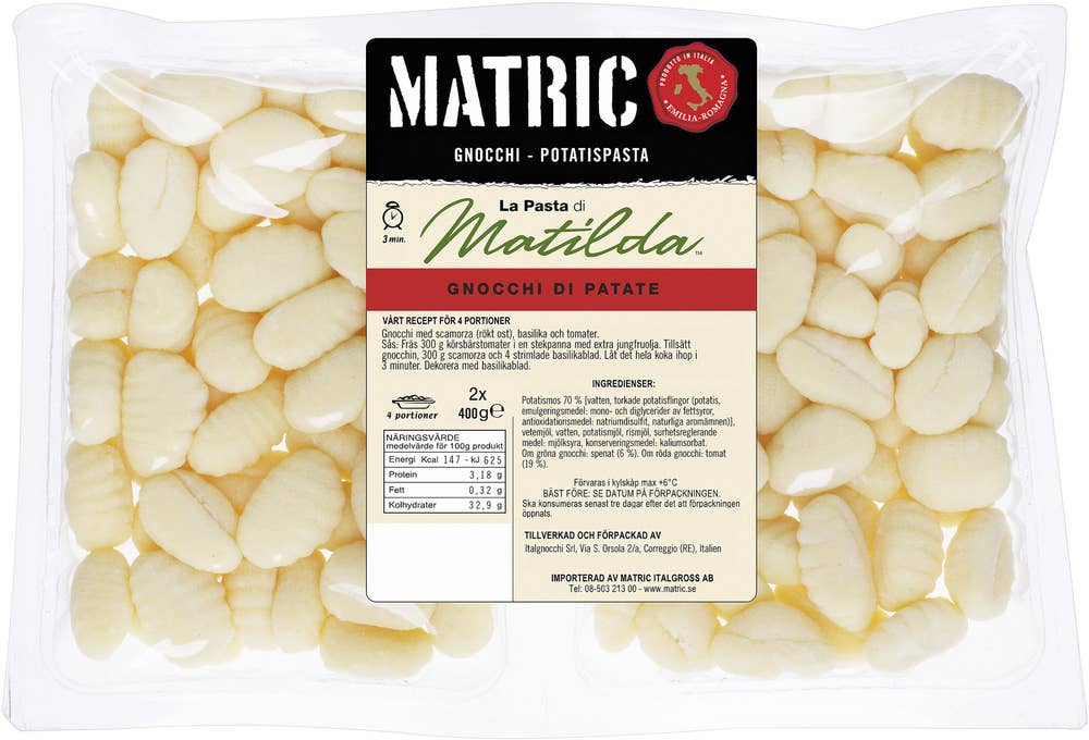 Ej sorterad Gnocchi 2x Di Matilda